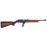 Homesteader, Semi-automatic, Rifle, 9mm, 16.37" Barrel, Threaded 1/2x28, Walnut Stock, Anodized Finish, Black, Drilled and Tapped for Optic Rail, Ghost Ring Sights, (1)-5 Round Magazine, (1)-10 Round Magazine, Includes Magwell for Sig Sauer/Smith & Wesso