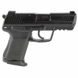 HK45C, Semi-automatic, V1 DA/SA, Compact, 45 ACP, 3.94" Barrel, Matte Finish, Black, Manual Safety, Front Night Sight, 8 Rounds, 2 Magazines 81001111