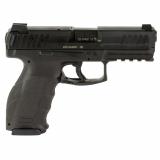 VP40, Striker Fired, Semi-automatic, Polymer Frame Pistol, Full Size, 40 S&W, 4.09" Barrel, Matte Finish, Black, Front Night Sight, 13 Rounds, 2 Magazines 81001160