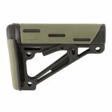 Stock, Fits Mil-Spec Buffer Tube Only, AR15 6-Position Stock, OD Green Finish 15240
