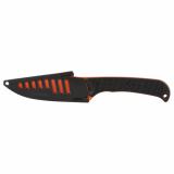 Extrak XL, Fixed Blade Knife, CPM M4 Steel, Plain Edge, 3.9" Clip Point Blade, Cerakote Finish, Black G-10 Handle, Orange Blade, Includes Sheath 35859