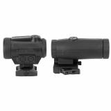 ARO and HM3X Magnifier, Red Dot, 2 MOA Dot, Fits 1913 Picatinny Rail, 1.63" Lower 1/3 Co-Witness Mount, Black ARO-RD2-HM3X