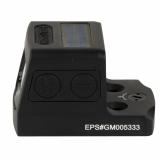 EPS Full Size | Closed Emitter, Green Dot, Non-Magnified, Multi Reticle System, Matte Finish, Black, Solar with Internal Battery EPS-GR-MRS