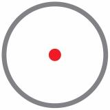 Micro Red Dot, 2MOA Red Dot with 65MOA Circle or 2MOA Dot, QR Mount, Side Battery, Black Finish HE515GT-RD