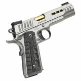 RAPIDE, DAWN, Semi-automatic, 1911, Full Size, 10MM, 5" Barrel, Brushed Finish, Silver, G10, Manual Safety, TRUGLO TFX Tritium/Fiber-Optic Day/Night, 8 Rounds 3000424