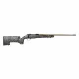 Moutain Ascent Mojave, Bolt Action Rifle, 308 Winchester, 22" Threaded Barrel, 7/16x28 Thread Pitch with 5/8x24 Adapter, Muzzle Brake, Camo H-S Precision Stock, KimPro II Finish, Black Receiver, Tan Barrel, 4 Rounds 3000916