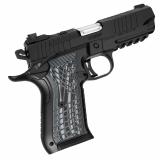 KDS9C, Semi-automatic, Single Action, Metal Frame Pistol, 9MM, 4.09" Barrel, Matte Finish, Black, G10 Grips, Night Sights, Optics Ready Slide, 10 Rounds, 2 Magazines 3100017