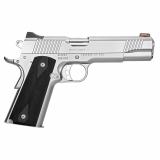 Stainless II 1911 |45ACP 5" Barrel, Stainless Steel, Front Cocking Serrations, Fixed Low Profile Sights, One 7-Round Magazine