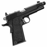 Custom TLE II, Semi-automatic, 1911, Full Size, 9MM, 5.5" Threaded Barrel, Matte Finish, Black, Rubber Grips, Optics Ready Slide, Manual Safety, Suppressor Height Sights, Manual Safety, 9 Rounds 3700815