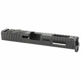Razorback, Stripped Slide, Black Nitride, For Glock 17 Gen1-3, Includes RMR Cut and Plate 01-GSS-GEN13-G17-LT