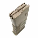 Magazine, 308 Winchester/762NATO, 20 Rounds, Fits SR25 and DPMS Pattern AR10, Polymer Construction, Flat Dark Earth DPM-A3-FDE