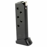 Magazine, 380ACP, 6 Rounds, Fits Walther PPK, with Finger Rest, Anti Friction Coating, Black 2246026