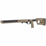 PRO 700L Fixed Stock, Fits Remington 700 Long Action, Billet Aluminum Construction Clad in Magpul Polymer, Ambidextrous, Fits Most Long Action AICS Pattern Magazines, Flat Dark Earth Finish MAG1003-FDE