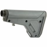 UBR Gen 2, Utility/Battle Rifle Adjustable Carbine Stock, Buffer Tube Included, Fits AR15/M4/AR10/SR25, Gray MAG482-GRY