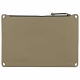 DAKA Window Pouch, Large, 9"x13", Flat Dark Earth Polymer Fabric, Window for Easy Organization MAG996-245