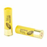 Shot Shell, 20 Gauge, 2.75" loaded with 26 3T (TTT) size lead pellets (.22") - known in the US market as size F, which is slightly smaller than #4 Buckshot (.24"), loaded by Magtech-CBC in Brazil for the international market, small guage defensive or hun