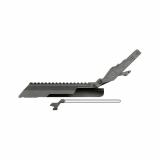 Alpha AK Railed Top Cover/Dust Cover, Fits Most AKM Pattern Rifles, Only Compatible with Midwest Alpha Series Handguard, Black MI-AK-ALPHA-RTC