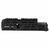 Alpha AK47 Handguard, Fits Most Standard AKM Pattern AK47/74 with Stamped Recievers, MLOK Compatible, 10" Variant, Black MI-AK-ALPHA10.0