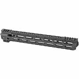 Combat Rail Light Weight M-Lok Handguard, Fits AR Rifles, 14" Free Float Handguard, Wrench and Mounting Hardware Included, 5-Slot Polymer M-Lok Rail included, Black Finish MI-CRLW14