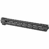 Combat Rail Light Weight M-Lok Handguard, Fits AR Rifles, 15" Free Float Handguard, Wrench and Mounting Hardware Included, 5-Slot Polymer M-Lok Rail included, Black Finish MI-CRLW15