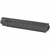 Combat Rail T-Series, Free Float Handguard, 14" Length, Quad Rail, Black Anodized Finish, Includes Barrel Nut and Wrench MI-CRT14
