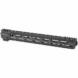 Ultra Lightweight M-Lok Handguard, Fits AR Rifles, 15" Free Float Handguard, Wrench and Titanium Hardware Included, 5-Slot Polymer M-Lok Rail included, Black Finish MI-ULW15