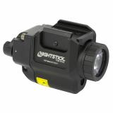 TCM-10-GL, Tactical Weapon-Mounted Light with Green Laser, 650 Lumens, 2 Hour Run Time, IP-X7 Waterproof, Matte Finish, Black TCM-10-GL