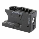 TSM-15G, Subcompact Tactical Weapon-Mounted Light w/Green Laser, Fits S&W Shield 9/40, 150 Lumens, 2,700 Candela, Black, .75 Hours of Runtime, IP-X4 Water-Resistant, Rechargeable Battery TSM-15G