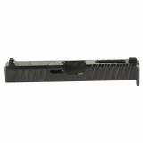 DM Slide, DLC Finish, Black, Direct Mount Optics Ready, For Glock 19 Gen 4, Includes Noveske End Plate, Cover Plate w/Rear Sight, Front Sight 03002517