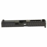 DM Slide, DLC Finish, Black, Direct Mount Optics Ready, For Glock 17 Gen 5, Includes Noveske End Plate, Cover Plate w/Rear Sight, Front Sight 03002529
