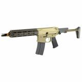 Honey Badger, Semi-automatic, SBR, 556NATO, 10" Threaded Barrel, Clear Anodized Finish, Flat Dark Earth, Collapsible Stock, 30 Rounds, 1 Magazine, Product Finishes, Shade Variations and Other Imperfections Are Normal Due to the Manufacturing Process HB-5