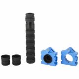 Erector Modular Rimfire Suppressor, .99" Diameter, 22LR, 7.6", Aluminum and Stainless Steel, Black, 1/2X28 Thread Pitch SIL-E-22-BLK