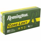 Core Lokt, 300 Remington Short Action Ultra Mag, 165 Grain, Pointed Soft Point, 20 Round Box 27954
