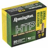 High Terminal Performance, 9MM +P, 115 Grain, Jacketed Hollow Point, 20 Round Box RTP9MM6A