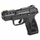 Security-380, Double Action, Semi-automatic, Polymer Frame Pistol, Compact, 380 ACP, 3.42" Barrel, Black Oxide Finish, Black, Fiber Optic Front and Drift Adjustable Rear Sights, Manual Safety and Integrated Trigger Safety, 15 Rounds, 2 Magazines 03857