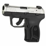 LCP MAX, Double Action Only, Semi-automatic, Polymer Frame Pistol, Compact, 380ACP, 2.8" Barrel, Matte Stainless Finish, Black Frame, Tritium Front Sight with White Outline and Drift Adjustable Rear Sight, Integrated Trigger Safety, 10 Rounds, 1 Magazine