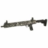 LC Carbine, Frazzled, TALO Exclusive, Semi-automatic Rifle, 45 ACP, 16.25" Barrel, Threaded .578X28, Ruger Radial Port Muzzle Brake, Anodized Finish, Frazzled Silver, M-LOK Handguard, Magpul MOE SL Stock, Front/Rear Ruger Rapid Deploy Sights, 13 Rounds,