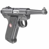Mark IV Standard |.22 Long Rifle 4.75 Inch Tapered Barrel Fixed Sights Checkered Synthetic Grips, Two 10 Round Magazines