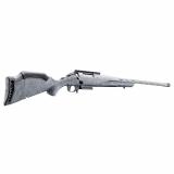 American Generataion II, Bolt Action Rifle, 6.5 Creedmoor, 20" Spiral Fluted Barrel, 1:8 Twist, Threaded 5/8x24, Muzzle Brake, Cerakote Finish, Gunmetal, Gray Splatter Synthetic Stock, Manual Safety, Picatinny Rail, 3 Rounds, 1 Magazine 46901