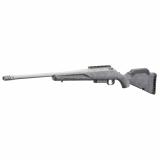 American Generataion II, Bolt Action Rifle, 243 Winchester, 22" Spiral Fluted Barrel, Threaded 5/8x24, Muzzle Brake, Cerakote Finish, Gunmetal, Gray Splatter Synthetic Stock, Manual Safety, Picatinny Rail, 3 Rounds, 1 Magazine 46904