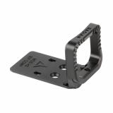 Guardian, Holosun 407/507 Optic Guard Mount, For Glock MOS, Anodized Finish, Black, Includes Stealth Back Up Iron Sights H0002
