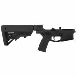 SA-15, Complete Folding Lower Receiver, Semi-automatic, 223 Remington/556NATO, Anodized Finish, Black, B5 Systems Bravo Stock, H2 Proprietary Buffer Weight SA-15-SLU-B5