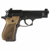 Fatih .380, Semi-automatic, Double Action/Single Action, Metal Frame Pistol, Sub-Compact, 380 ACP, 3.94" Barrel, Cerkote Finish, Black, Wood Grips, Dovetail Sight, 13 Rounds, 2 Magazines 11000103