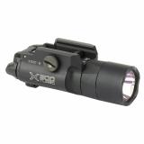 X300 Turbo, Weaponlight, White LED, 1000 Lumens, Fits Picatinny and Universal, Thumbscrew Attachment, For Pistols, Matte Finish, Black, 2x CR123 Batteries Included X300T-B