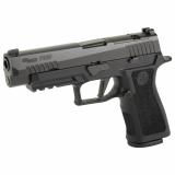 P320XF, Striker Fired, Semi-automatic, Polymer Frame Pistol, Full Size, 9MM, 4.7" Barrel, Polymer Frame, Nitron Finish, Black, XSeries Flat Trigger, XRAY3 Night Sights w/R2 Base Plate. 10 Rounds, 2 Magazines 320XF-9-BXR3P-R2-10