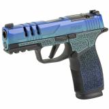 P365, XMacro, Striker Fired, Semi-automatic, Polymer Framed Pistol, Sub-Compact, 9MM, 3.7" Barrel, Cerakote Finish, Galactic June Bug, XRAY3 Day/Night Sights, Optic Ready, 17 Rounds, 2 Magazines 365XCA-9-JUNEBUG