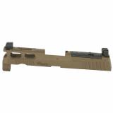 P320C PROCUT Slide Assembly, XRAY3 Sights, R2 Optic, Compatible with 3.9" 9MM Barrel, Coyote 8900952