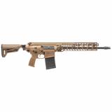 MCX Spear, Semi-automatic SBR, 762NATO, 13" Threaded Barrel, SLX/SLH QD Flash Hider, Anodized Finish, Coyote, M-LOK Handguard, Ambidextrous Bolt Catch/Release, Rear and Side Charging Handle, 2 Position Adjustable Gas Valve, 6 Position Push-Button Folding