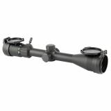 Buckmaster Hellfire, Rifle Scope, 3-12X44mm, Hellfire Buckmaster BDC Illuminated Reticle, 1" Main Tube, Second Focal Plane, 0.25 MOA Adjustments, Matte Finish, Black SOBM43002