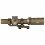 Tango MSR, Rifle Scope, 1-10X26, BDC10 Illuminated Reticle, First Focal Plane, 34mm Main Body Tube, Matte Finish, Coyote Brwon, Includes Alpha MSR Mount and Flip Back Covers SOTM11202